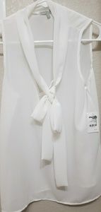 New with tags white shear shirt